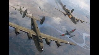 Classic Duels  Consolidated B24 Liberator vs Nakajima Ki43 Hayabusa [upl. by Kincaid653]