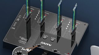 MAIWO 4 Bay M2 NVME Docking Station ToolFree Type C to NVME SSD Enclosure [upl. by Riti668]