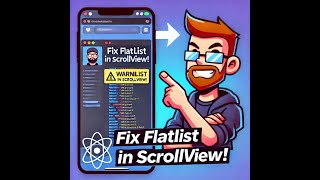 Fix Virtualized List Issue FlatList Inside ScrollView in React Native [upl. by Hollinger]