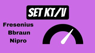 How to Set KTV  OCM data in dialysis machine fresenius  Nipro  Bbraun [upl. by Elleinwad]