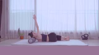 자세굿목12 흉추 회전 가동성 thoracic rotation foam roller [upl. by Enimzaj]