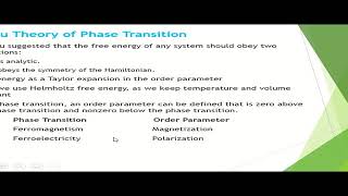 PG Landau Theory of Phase Transition [upl. by Melina533]