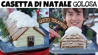 CASETTA DI NATALE AL GUSTO TIRAMISÙ dolce delizioso per le feste  ricetta facile  Davide Zambelli [upl. by Vogeley]