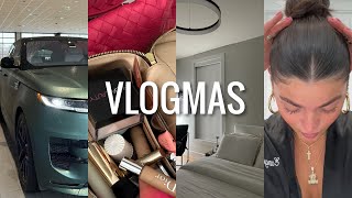 VLOGMAS DAY 3 my slick back bun routine cooking  picking up my car from service [upl. by Krystyna]