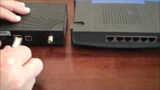 How to Connect a Cable modem to a Router [upl. by Colene884]