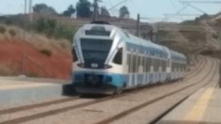 SNTF départ de train STADLER zeraldaalger de la gare sidi Abdellah université [upl. by Nal]