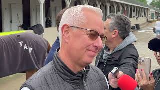 Kentucky Derby 2023 Trainer Todd Pletcher Forte Tapit Trice [upl. by Bensen]