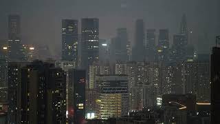 Shenzhen 24h Timelapse on 24112024 4K 70mm Zoom [upl. by Neehsas]