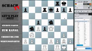 Lets Play Schach 022  Albins Gegengambit [upl. by Airegin]