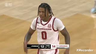 Arkansas vs Purdue Basketball Highlights [upl. by Elliven]