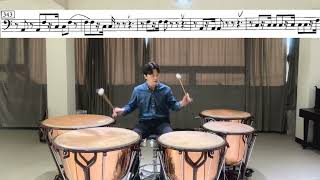 PTchaikovsky Symphony no4 Timpani [upl. by Ahsekan]