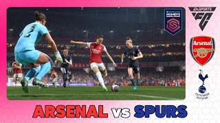 ARSENAL vs TOTTENHAM HOTSPUR  Womens Super League 202324 [upl. by Kcirneh108]