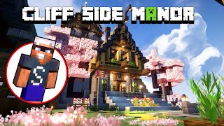 Build a Cliffside Manor with Sprattoo  Minecraft Timelapse [upl. by Annej599]