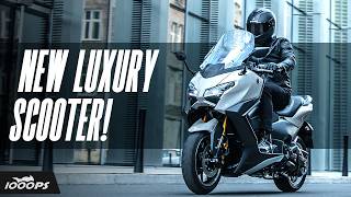 Yamaha TMAX and Tech MAX 2025  the even better luxury sport scooters [upl. by Hodess]