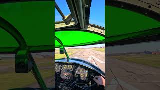 B25 Mitchell Takeoff  POV [upl. by Ahtamas]