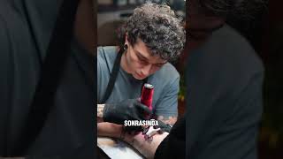 colorful bird tattoo on arm istanbul brockkaw shorts shortfeed tattooartists tattoovlog [upl. by Ttelrats]