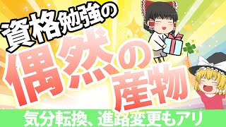 【ゆっくり解説】資格勉強の偶然の産物 気分転換、進路変更アリ！【資格】 [upl. by Yrrehc]