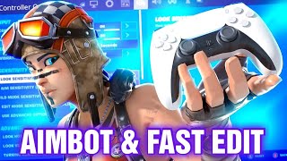 AIMBOT amp FAST EDIT LE MIGLIORI SENSIBILITÀ  BEST SETTINGS FOR CONTROLLER🔥 PCPS5XBOXPS4 [upl. by Anikes]