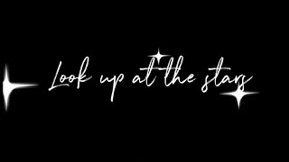 Shawn Mendes  Look Up At The Stars Lyric Video [upl. by Nirad]