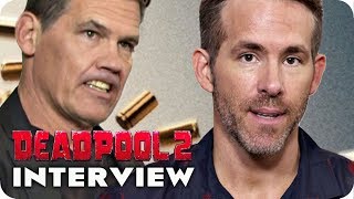 Deadpool speaks German  Deadpool 2 Interview [upl. by Sissie]