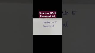 Structure of phenobarbital [upl. by Alvin]