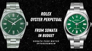 SONATA OYSTER PERPETUAL   UNBOXING  REVIEW [upl. by Trauner223]