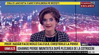 Andreea Cretulescu 11112024 Acuzaţii la vârful statului cine vrea să îngheţe pensiile [upl. by Sral514]