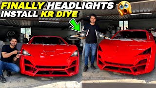 Finally Headlights Install Kr diye 🔥 Lykan Hypersport Headlights 😱 [upl. by Arehc]