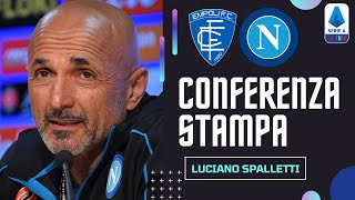 Conferenza stampa Spalletti per Empoli Napoli 🎙⚽ Video INTEGRALE [upl. by Winsor]