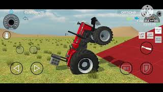 Massey Ferguson 9500 stunt plate gya hota tractor gaming viralvideo 2024 [upl. by Pozzy]