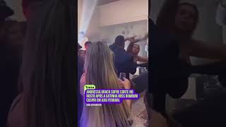 Andressa urach agredida após cuspir em Juju Ferrari [upl. by Gassman]