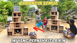 Gabungin sound kardus yang pernah dibikin‼️JADI BEGINI SUARANYA🔥 Ceksound miniatur sound system [upl. by Okechuku]