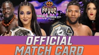 WWE NXT Halloween Havoc 2024•Official Match Cards [upl. by Conners]