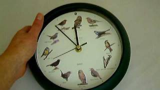 Bird Song Clock from wwwthepresentfindercouk [upl. by Auria526]