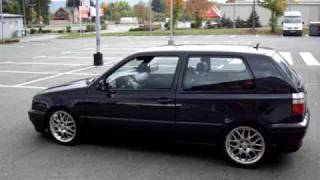 Golf 3 MK3 VR6 mit Klappenauspuff Video 3 R32 Sound no Bastuck Eisenmann [upl. by Epoh61]