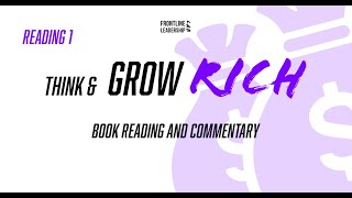 Think and Grow Rich Book Reading amp Commentary [upl. by Aderfla707]