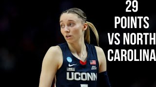 Paige 29 Points Uconn Vs North Carolina Womens Basketball Full Game Highlights [upl. by Norvell899]