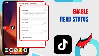 Enable Read Status On Tiktok Technologyglance [upl. by Ahsirtap]