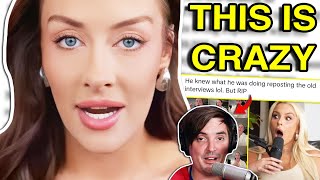 BROOKE SCHOFIELD EXPOSES ZACH SANG tana mongeau went off [upl. by Nwaf96]