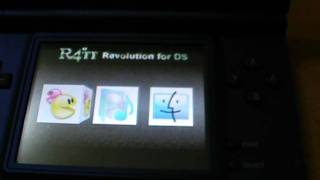 NINTENDO DSi v143 E version Support by R4iTT v16 Flash Card UpDaTe [upl. by Ellerey]