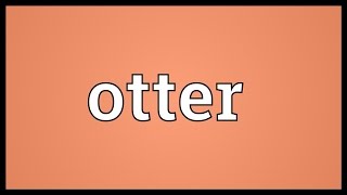 Otter Meaning [upl. by Enilorac]