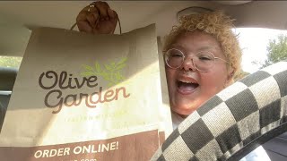 OLIVE GARDEN MUKBANG [upl. by Averyl]