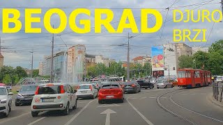 Autokomanda  Slavija Bulevar oslobođenja Beograd Srbija vožnja autom maj 2024 [upl. by Alamac]