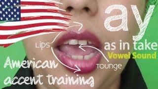 American Accent Training  Part 02  Vowel sound AY  Free English Lesson  ESL [upl. by Lairea]