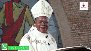 MGR DONATIEN NSHOLE OFFICIELLEMENT CONSACRÉ CHAPELIN DU PAPE PAR LE CARDINAL FRIDOLIN AMBONGO [upl. by Htur]