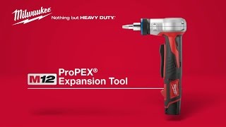 Milwaukee® M12™ ProPEX® Expansion Tool 243222 [upl. by Anaizit445]