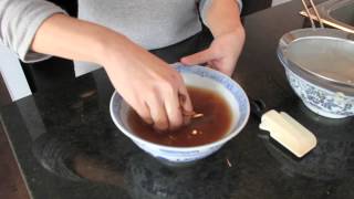 How to Make Tamarind Juice นำ้มะขามเปียก  HTK Tutorial [upl. by Ayama]