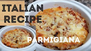 Parmigianahow to make cheesy Eggplant recipeItalian style recipeGioia [upl. by Virginia]