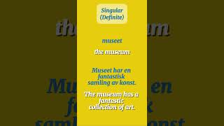 museum  museum 🇸🇪 Swedish Noun Forms swedish sweden svenska museum museet  swedishlanguage [upl. by Ardeed]