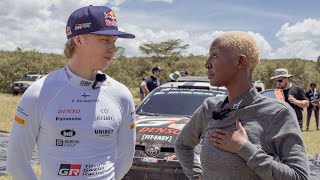 DRIVING AT THE WRC WITH THE WORLD CHAMPION Kalle Rovanpera [upl. by Christie]